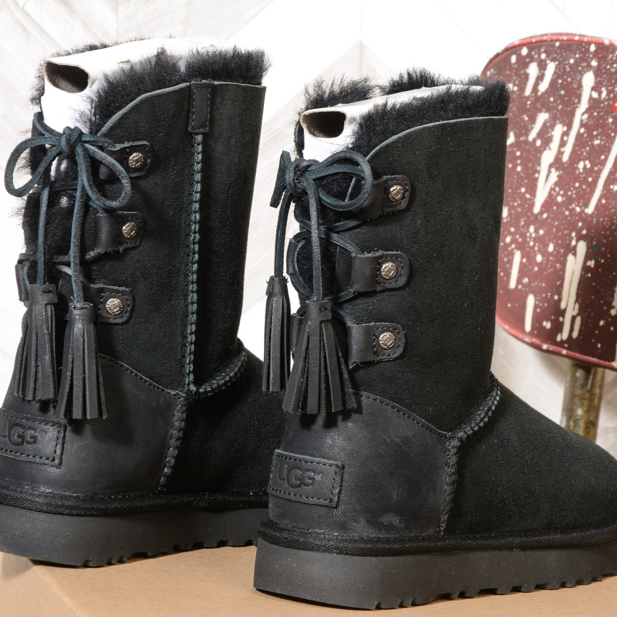 UGG Kristabelle Black Women Boots 1014613